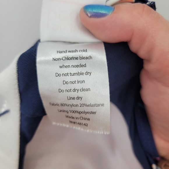 On The Beach One Piece Swimsuit Floral Print 12 - Picture 4 of 5